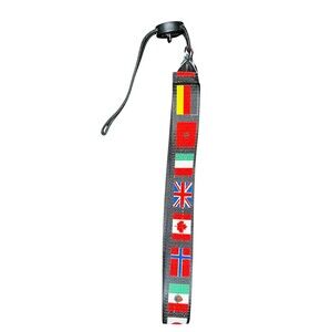 Vintage 1997 Disney Epcot World Showcase Lanyard Strap International Flags